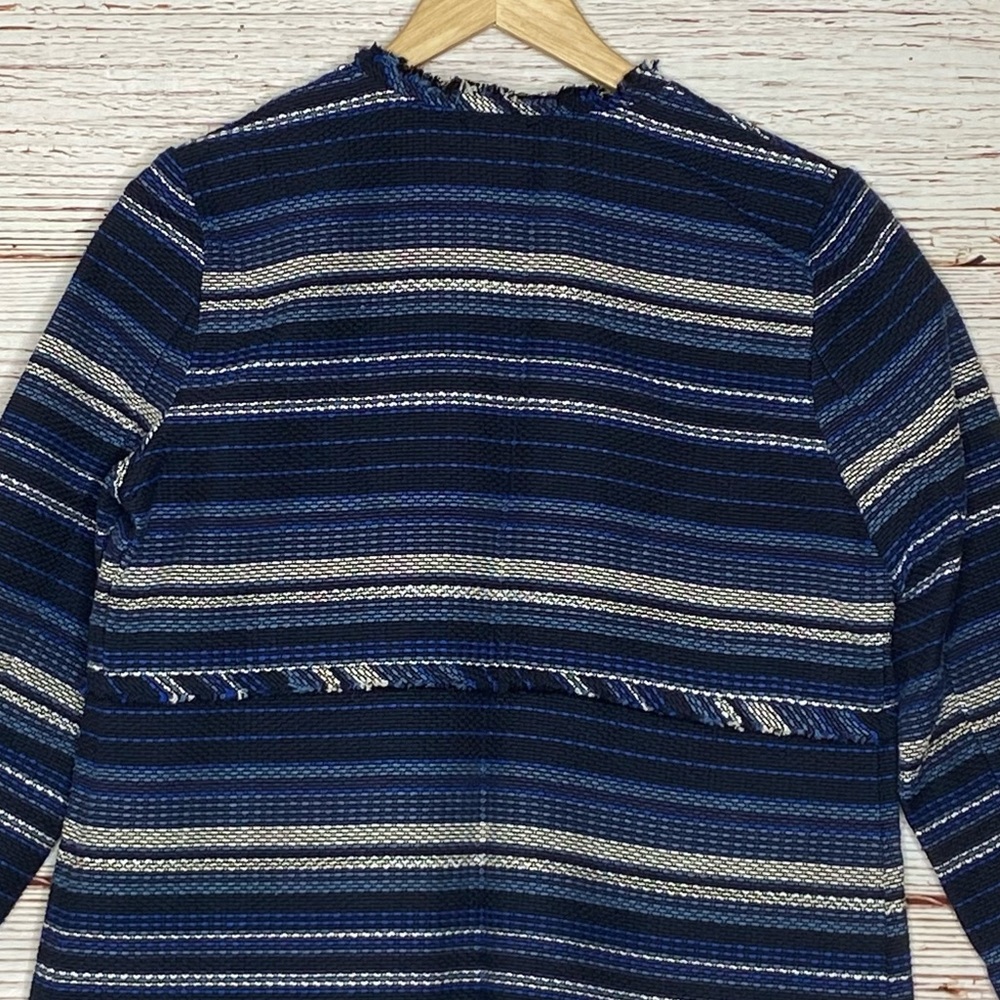 Vineyard Vines Striped Woven Jacket In Blue Sz XS - Picture 11 of 11